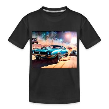 Mad and Furious #1 - Kids' Premium Organic T-Shirt - black - Front