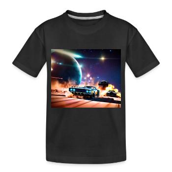 Mad and Furious #4 - Kids' Premium Organic T-Shirt - black - Front
