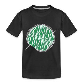 mignon dictons drôles cadeau cadeau de noël - T-shirt bio Premium Enfant - noir - Devant