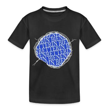 Bees Love Christmas Friend Saying Cat - Kids' Premium Organic T-Shirt - black - Front