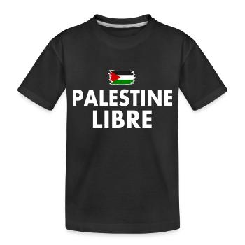palestine libre - T-shirt bio Premium Enfant - noir - Devant
