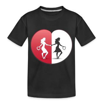 Meilleurs ami - T-shirt bio Premium Enfant - noir - Devant