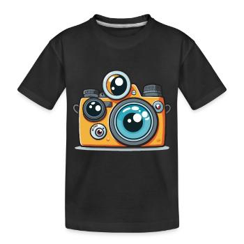 L’explorateur - T-shirt bio Premium Enfant - noir - Devant