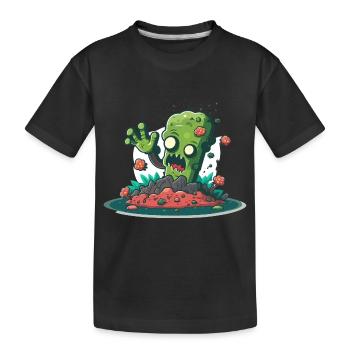 L’ascension des zombies - T-shirt bio Premium Enfant - noir - Devant