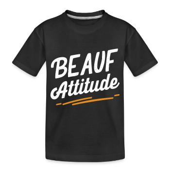 Beauf attitude - T-shirt bio Premium Enfant - noir - Devant