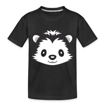 Bébé blaireau - T-shirt bio Premium Enfant - noir - Devant