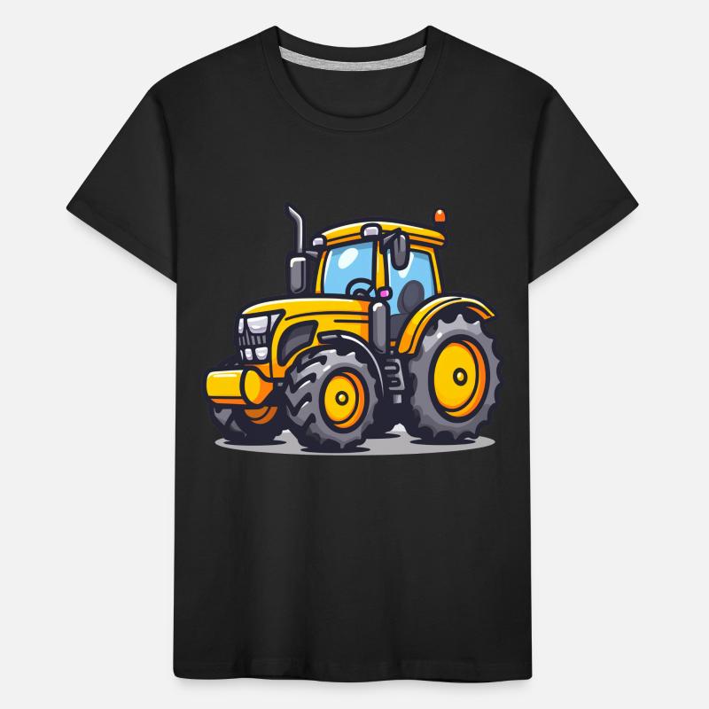 Cute Tractor Kids' Premium Organic T-Shirt