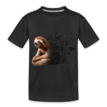 Paresse - T-shirt bio Premium Enfant - noir - Devant