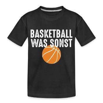 Basket-ball - T-shirt bio Premium Enfant - noir - Devant