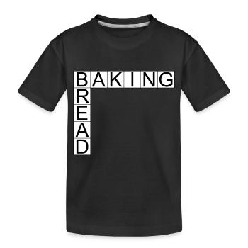 Cuisson du pain - T-shirt bio Premium Enfant - noir - Devant