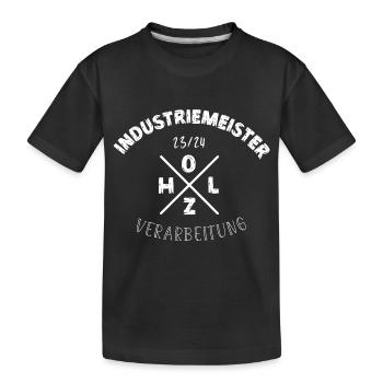 Meister - Kinder Premium Bio T-Shirt - Schwarz - Vorne