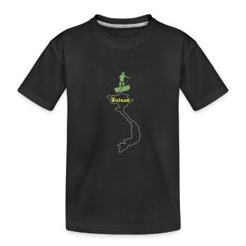 Vietnam - T-shirt bio Premium Enfant - noir - Devant