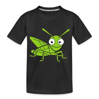 Sauterelle - T-shirt bio Premium Enfant - noir - Devant