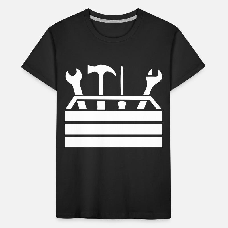 Tools Workshop Toolbox 1 Kids' Premium Organic T-Shirt