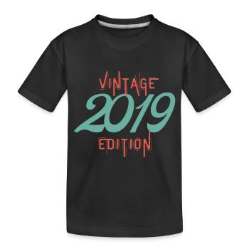 Vintage 2019 edition - T-shirt bio Premium Enfant - noir - Devant