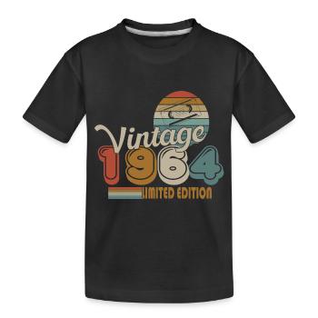 1964 - Kids' Premium Organic T-Shirt - black - Front