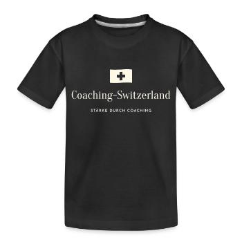 Original auf Transparenz 2 - Kinder Premium Bio T-Shirt - Schwarz - Vorne
