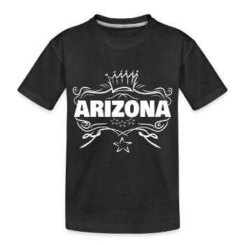 Cadeau pour l’Arizona - T-shirt bio Premium Enfant - noir - Devant