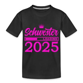 Sister 2025 Chargement - T-shirt bio Premium Enfant - noir - Devant