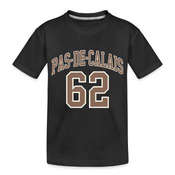 Pas-de-Calais 62 - T-shirt bio Premium Enfant - noir - Devant