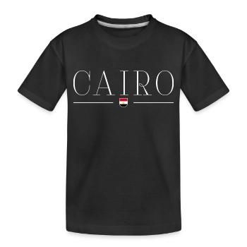 Cairo T-Shirt Outfit Design - Kids' Premium Organic T-Shirt - black - Front