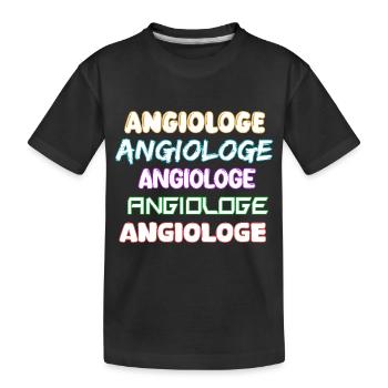 Angiologe als Job - Kinder Premium Bio T-Shirt - Schwarz - Vorne