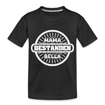 Bella als Vorname - Kinder Premium Bio T-Shirt - Schwarz - Vorne