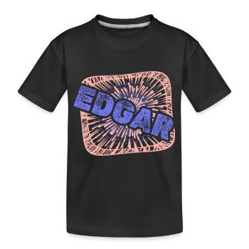 Edgar - T-shirt bio Premium Enfant - noir - Devant