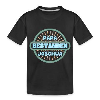 Gift for Joshua - Kids' Premium Organic T-Shirt - black - Front