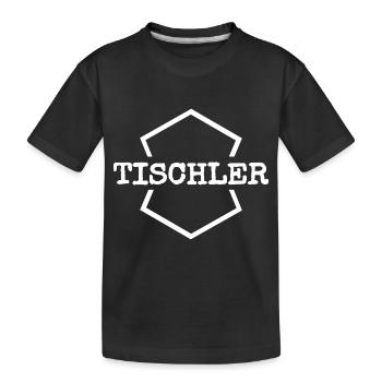 Charpentier de travail - T-shirt bio Premium Enfant - noir - Devant