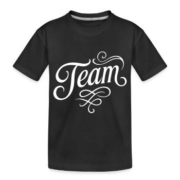 Équipe Elegant - T-shirt bio Premium Enfant - noir - Devant