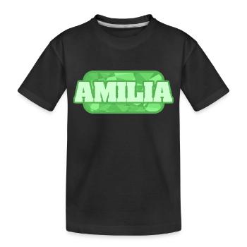 Santé Amilia - T-shirt bio Premium Enfant - noir - Devant