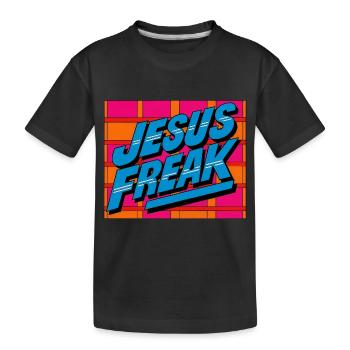 Monstre de Jésus - T-shirt bio Premium Enfant - noir - Devant
