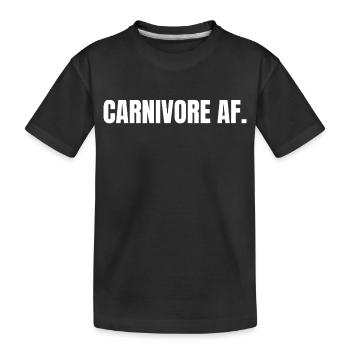 CARNIVORE | T-shirt Carnivore | Amateur de viande audacieux - T-shirt bio Premium Enfant - noir - Devant