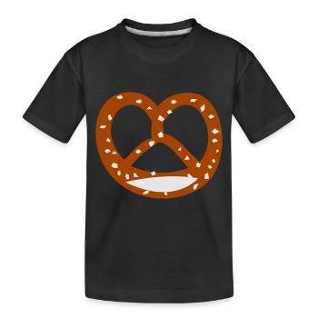 - Brezel Bäckerei - Kinder Premium Bio T-Shirt - Schwarz - Vorne