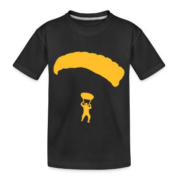 Parachute - T-shirt bio Premium Enfant - noir - Devant