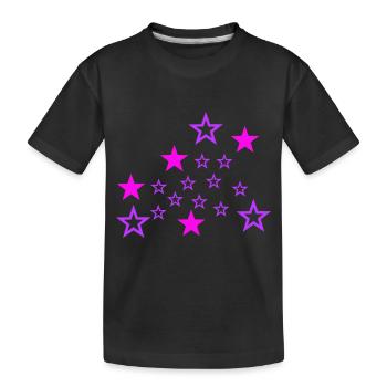 etoiles - T-shirt bio Premium Enfant - noir - Devant