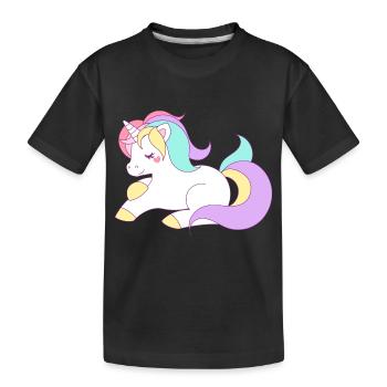 COLLECTION DOUX UNICORN KIDS - T-shirt bio Premium Enfant - noir - Devant