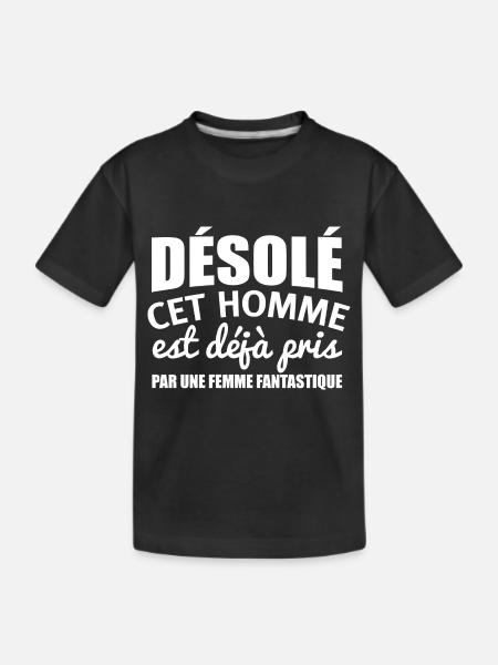 "Une femme fantastique" T-shirt famille humour - T-shirt bio Premium Enfant - noir