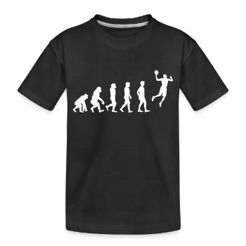 Basketball Evolution! - T-shirt bio Premium Enfant - noir - Devant