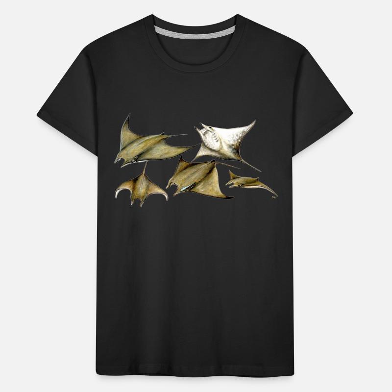 Tarapacana Mobula Stingray - Devil Fisch - Raie Kinder Premium Bio T-Shirt