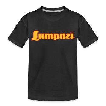 lumpazi t-shirts - Kinder Premium Bio T-Shirt - Schwarz - Vorne