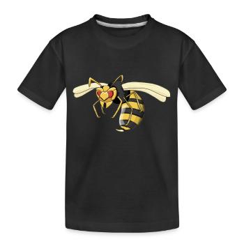 guêpe - T-shirt bio Premium Enfant - noir - Devant