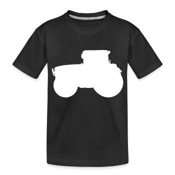 Tracteur tracteur tracteur tracteurs - T-shirt bio Premium Enfant - noir - Devant