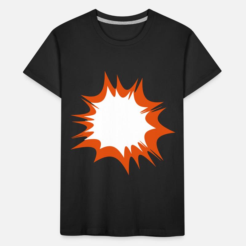 Comic speech bubble explosion Kids' Premium Organic T-Shirt