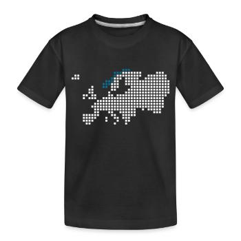 Norwegen - Kinder Premium Bio T-Shirt - Schwarz - Vorne