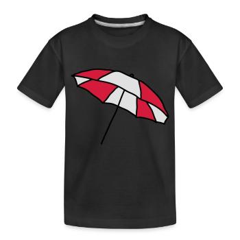 parapluie - T-shirt bio Premium Enfant - noir - Devant