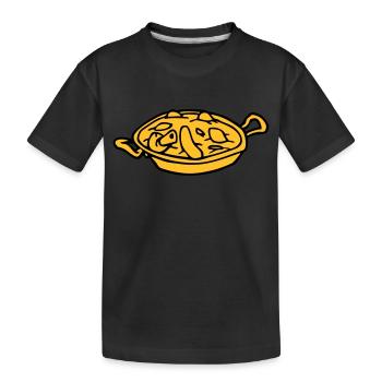 choucroute d'Alsace Sauerkraut plat alsacien - T-shirt bio Premium Enfant - noir - Devant