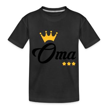 Großmütter / Oma / Mami / Großmutter / Mamy - Kinder Premium Bio T-Shirt - Schwarz - Vorne