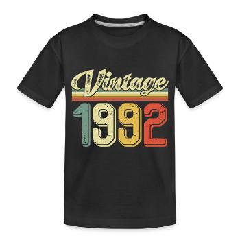 30. Geburtstag dreißig Jahre Geschenk - Kinder Premium Bio T-Shirt - Schwarz - Vorne